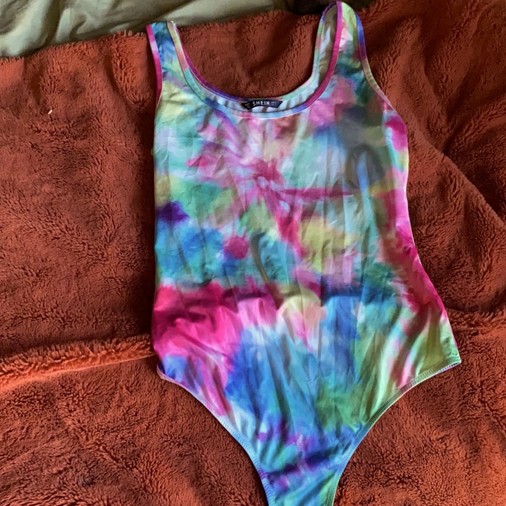 Shein tye dye bodysuit
